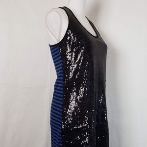 Johnny Martin Women's Bodycon Dress Black Sequin M
